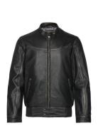 Jordan Racer Bomber Nahkatakki Black Jofama