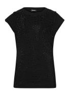 Tkalyj T-Shirt Tops T-shirts Short-sleeved Black Diesel