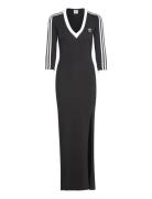 Maxi Dress V Maksimekko Juhlamekko Black Adidas Originals