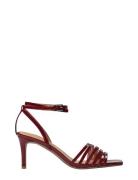 Johannasw Stiletto Korolliset Sandaalit Burgundy Sofie Schnoor