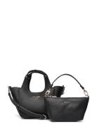 Helina Mini Tote Bags Small Shoulder Bags-crossbody Bags Black GUESS