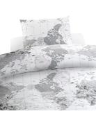 2-Dels Set Big World Grå Home Sleep Time Bed Sets Grey Borganäs Of Swe...