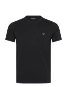 2 Pack Top Tops T-shirts Short-sleeved Black Emporio Armani