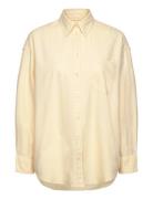 Os Oxford Bd Shirt Tops Shirts Long-sleeved Yellow GANT