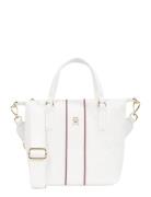 Poppy Small Tote Corp Bags Crossbody Bags White Tommy Hilfiger