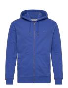 Essential Logo Zip Hoodie Hb Tops Sweat-shirts & Hoodies Hoodies Blue ...