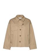 Kaisa Jacket Trenssi Takki Beige Noella