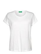 T-Shirt Tops T-shirts & Tops Short-sleeved White United Colors Of Bene...