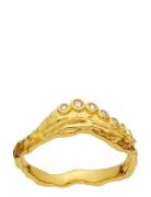 Selene Ring Sormus Korut Gold Maanesten