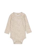 Leo Body Ls Bodies Long-sleeved Beige MarMar Copenhagen