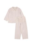 Pajama Set Pyjamasetti Pyjama Cream MarMar Copenhagen