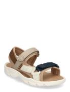 Bisgaard Nico Shoes Summer Shoes Sandals Beige Bisgaard