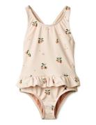 Amara Printed Swimsuit Uimapuku Uima-asut Beige Liewood