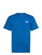 M S/S Simple Dome Tee Sport T-shirts Short-sleeved Blue The North Face