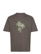 T-Shirt Tops T-shirts Short-sleeved Green Armani Exchange