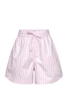 Crisp Poplin Pio Shorts Bottoms Shorts Pink Mads Nørgaard