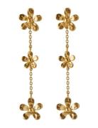 Wild Poppy Earrings Length 48 Mm Korvakoru Korut Gold Pernille Corydon