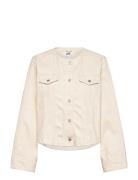 Ivy-Jazz Short Jacket Wash Ecru Farkkutakki Denimtakki Cream IVY Copen...