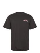 Graphic Tee Tops T-shirts Short-sleeved Black Wrangler