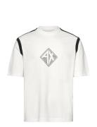 T-Shirt Tops T-shirts Short-sleeved White Armani Exchange