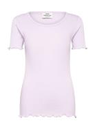 Pointella Trixy Tee Tops T-shirts & Tops Short-sleeved Purple Mads Nør...