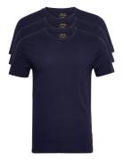 Bci Cotton-3Pk-Ucr Tops T-shirts Short-sleeved Navy Polo Ralph Lauren