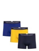 Classic Stretch-Cotton Trunk 3-Pack Bokserit Navy Polo Ralph Lauren