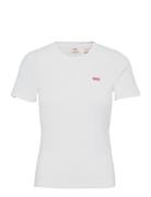 Ss Rib Baby Tee White + Tops T-shirts & Tops Short-sleeved White Levi'...