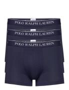 Stretch Cotton Trunk 3-Pack Bokserit Blue Polo Ralph Lauren