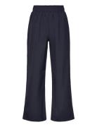 Tnnyra Wide Pants Bottoms Trousers Navy The New