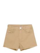 Twill Shorts Bottoms Shorts Beige Daily 7
