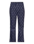 Signature Pony Cotton Pajama Pant Olohousut Navy Polo Ralph Lauren