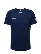 Aenergy Fl T-Shirt Men Sport T-shirts Short-sleeved Navy Mammut