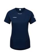 Aenergy Fl T-Shirt Women Sport T-shirts & Tops Short-sleeved Navy Mamm...