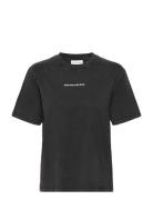 Popincourt Tee-Shirt Tops T-shirts & Tops Short-sleeved Black Maison L...