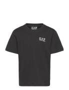 T-Shirt Tops T-shirts Short-sleeved Black EA7