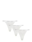 Brief Jennie Lace Thong 3 Pack Stringit Alusvaatteet White Lindex