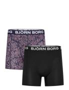 Bamboo Cotton Blend Boxer 2P Bokserit Black Björn Borg