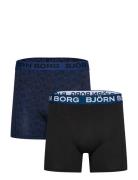 Cotton Stretch Boxer 2P Bokserit Navy Björn Borg