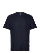 H-Thompson 80 Tops T-shirts Short-sleeved Navy BOSS