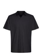 Bheskild Polo Tops Polos Short-sleeved Black Blend