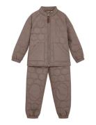 Thermal Set Soft, Solid Outerwear Thermo Outerwear Thermo Sets Brown E...