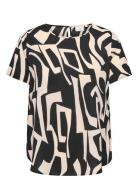 Carvica Life Ss Top Wvn Noos Tops Blouses Short-sleeved Black ONLY Car...