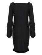 Rifagz Ls Dress Lyhyt Mekko Black Gestuz