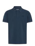 Bherik Polo Tops Polos Short-sleeved Navy Blend