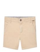 Satin Bermuda Shorts Bottoms Shorts Beige Boboli