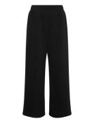 Fleece Trousers Bottoms Trousers Wide Leg Black Weekday