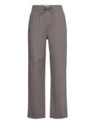 Trousers Staffan Linen Blend Bottoms Trousers Grey Lindex