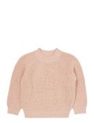 Knitted Classic Rib Blouse Tops Knitwear Pullovers Pink Copenhagen Col...