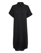 Cuelina Kaftan Dress Polvipituinen Mekko Black Culture